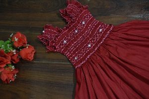 Hand Embroidered Smocked Frocks