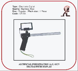 digital artificial insemination gun
