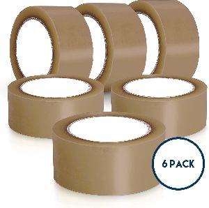 50 Microns Brown BOPP Tape Self Adhesive High-Strength Packing Tape Rolls, Brown Cello Tape