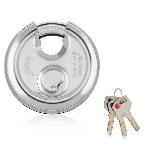 Original Heavy Duty Duralock Ultra XL+ 90mm Stainless Steel Padlock | with 3 Polished Finish Common