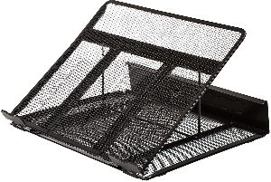 Ventilated &amp;amp; Adjustable Laptop Cooling Metal Mesh Stand | Compatible with 11&amp;quot; to 17&amp;quot; Inches