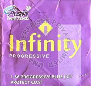 Infinity Progressive 1.56 Black Blue Cut Lenses