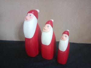 Santa claus wooden gift items