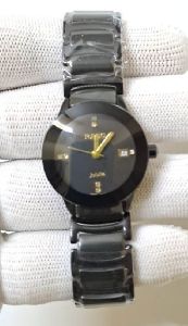 Rado Centrix Silver Full Black Ceramic Watch