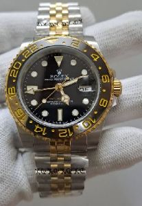 Rolex GMT Master 2 Dual Tone Black Dial Automatic Watch