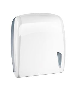 White Plastic Inter Fold Tissue Dispenser