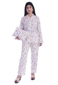 Ladies Cotton Night Suit Set