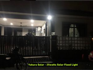 25w flood solar light