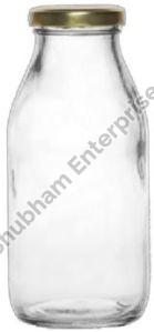 300 ML Short Milk Glass Bottle