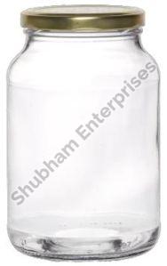 600 ML Round Glass Jar