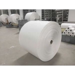 White PP Woven Roll