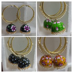 Hand-painted jhumka