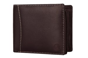 SCHARF Atlantis RFID Brown Genuine Leather Bi-Fold Wallet