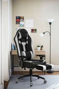 Aplha Footrest Edition White Rekart Gaming Chair