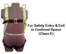 Full Body Harness For Safe Entry &amp;amp; Exit in Confined Space (Class-E)