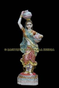 Marble Rajasthani Bani Thani Statue