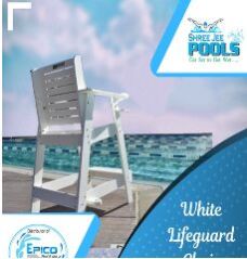 White Lifeguard Chair