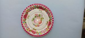 10 Inch Flower Printed Paper Plate