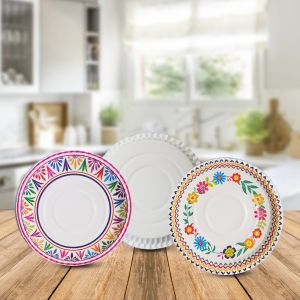 12 Inch 280 GSM Printed Paper Plate