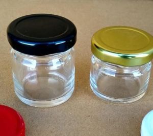 33ml glass balm jar with lug cap