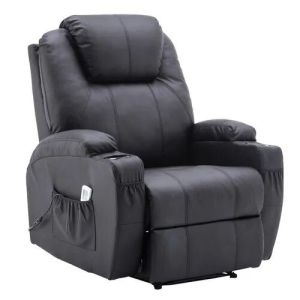 Black Manual Recliner Chair