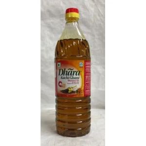 Dhara Kacchi Ghani Mustard Oil Bottle