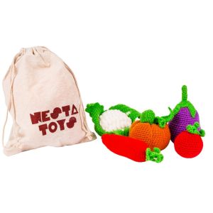 Crochet Vegetable Toys Play Food for Kids