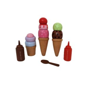 Nesta Toys Ice Cream Set Toy (13 Pcs Magnetic Set)