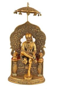 Gold Plated Sai Baba Statue