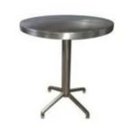 steel round table