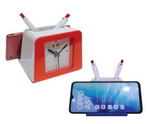 Table Clock with Mobile Holder