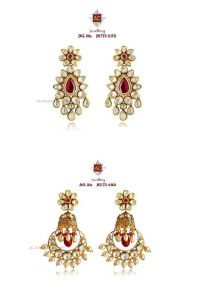 artificial kundan jewelry earrings