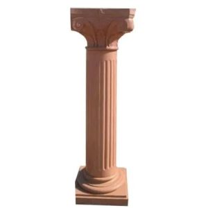 Round sand stone pillar