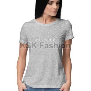 Womens Half Sleeve Round Neck T-Shirt