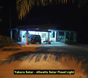 Yakura Solar 60W Solar Flood Light