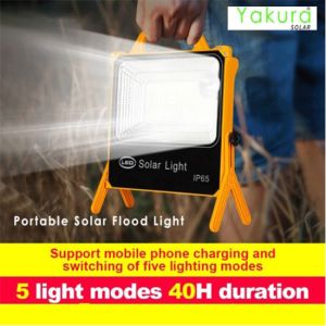 yakura portable solar flood light