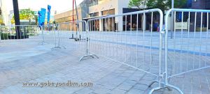 stainless steel barricade
