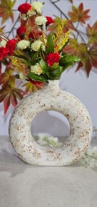 10 Inch Brown Ring Flower Pot