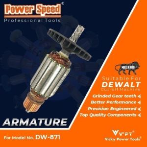 Dewalt DW871 Cut Off Machine Chop Saw Armature By PowerSpeed