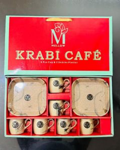 Krabi Cafe 8 Piece Tea Cup Set