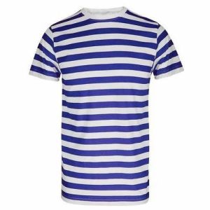 Mens Cotton Striped T Shirt