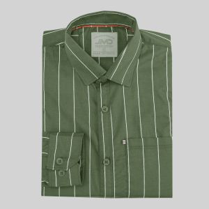 Mens Cotton Green Lining Shirt