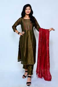 Wholesale Ladies Free Size Shimmer Kurti Pant Supplier from Anand