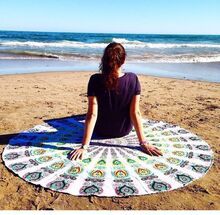 Round yoga mat