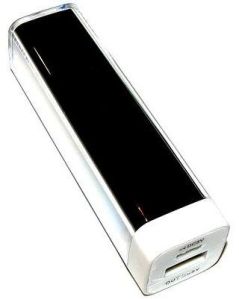 Black 2600mah USB Portable External Battery Power Bank Charger