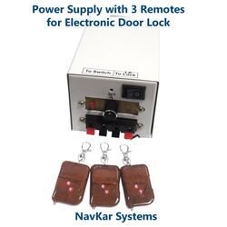 Navkar Systems Electro Magnetic Lock Supply With Wireless Remote Control , Remote,Switch