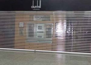 CLEAR TRANSPARENT SECURITY SHUTTER
