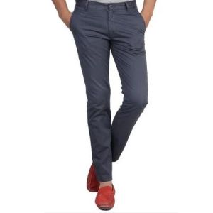 Poly Cotton Plain Women Navy Blue Formal Pant at Rs 325/piece in Delhi