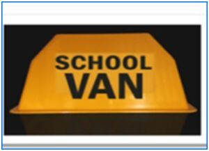 Rectangle School Van Light