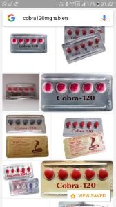 Wholesale Cobra 120 Tablets Supplier,Cobra 120 Tablets Exporter from Mumbai  Maharashtra